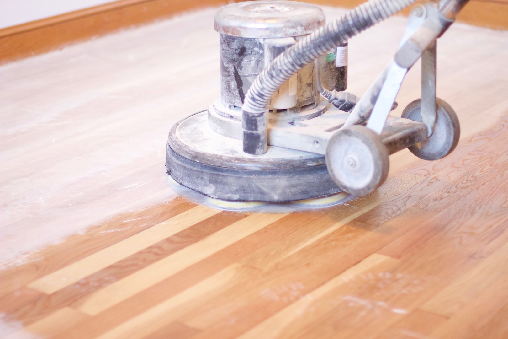 Buffing Perfect Hardwood Flooring